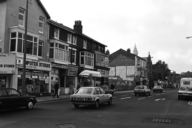 Church Street junction with Regent Road Blackpool in 1985
