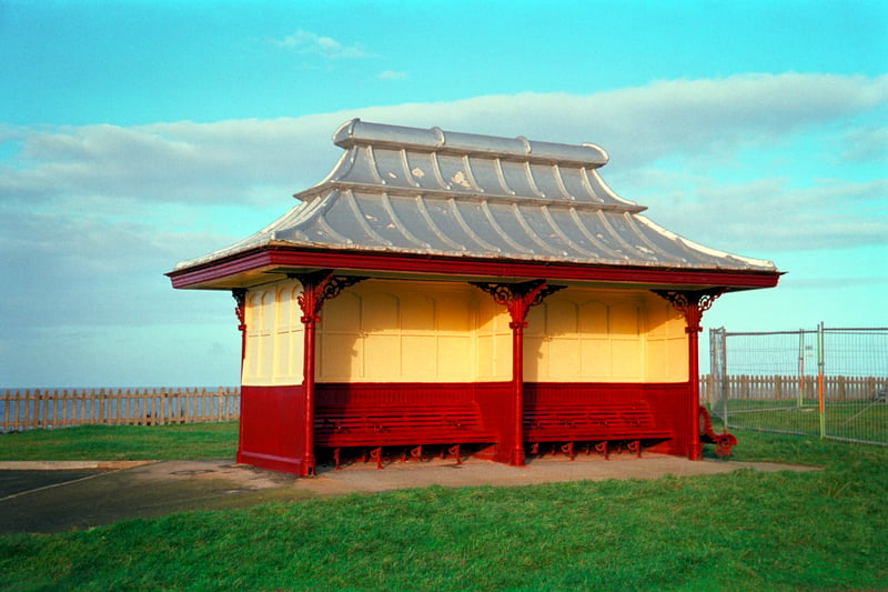 One of Blackpool's traditional promenade shelters in 1999