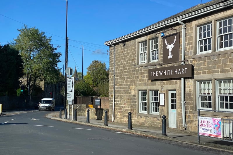 The White Hart, located in Otley, has a rating of 4.4 stars from 1,205 Google reviews. A customer at the White Hart said: "Fab little country pub, had lunch and drinks in the garden. Would definitely recommend!"