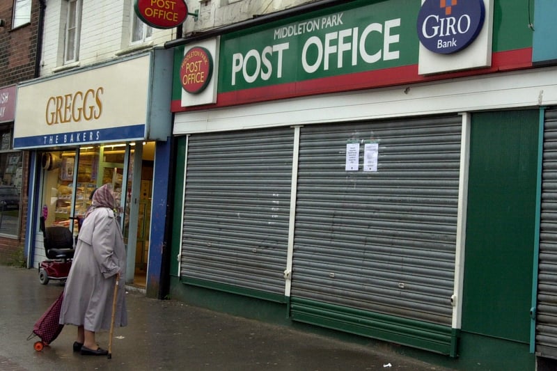 Middleton Park Post Office was threatened with closure in February 2002.
