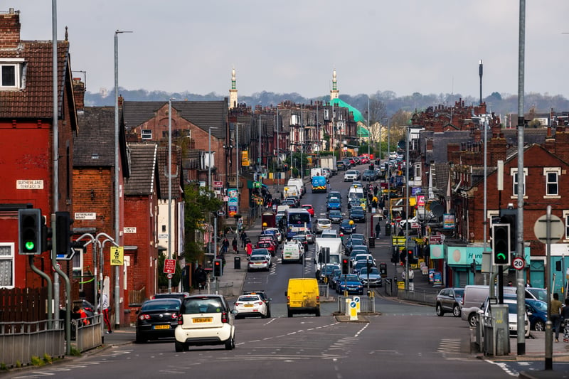 Harehills North had an average household income of £27,500