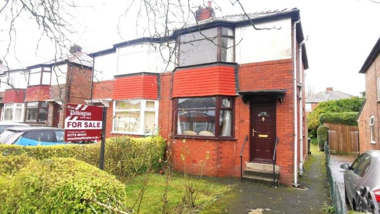 This three-bed semi in Broadfield Drive, Leyland, is on the market for £115,000. Agent Brian Pilkington describes it as: "An ideal first time buyer or investment property and in need of some refurbishment". It has gas central heating and some double glazing as well as a private drive.