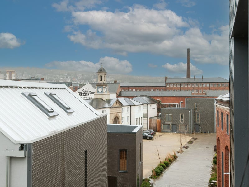 Combining the old with the new, Kelham Island's new residential areas are incredible environments. (Photo courtesy of Redbrik)