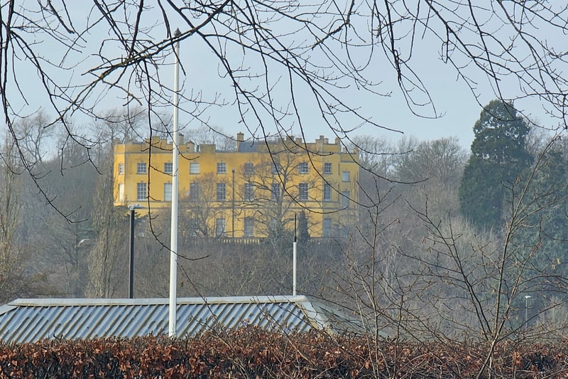 The Dower House is visible from the park. Set on a hill above the M32 motorway, the house was built in 1553 by Sir Richard Berkeley and was also used as part of the Stoke Park Hospital until 1985, when it was converted into flats.
