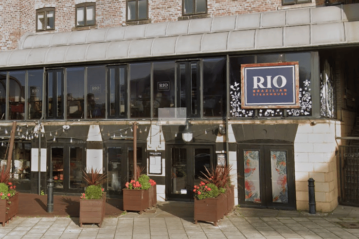 Rio Brazilian Steakhouse on the Quayside has a five star rating from 1,420 reviews. 
