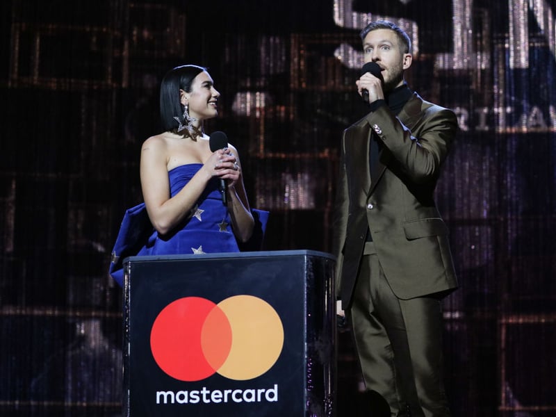Dumfries-born producer, singer and songwriter Calvin Harris has been nominated for 14 Brit Awards but has only ever converted two into wins. He needed the help of Dua Lipa for his Best British Single trophy of 2019, for their song 'One Kiss'.