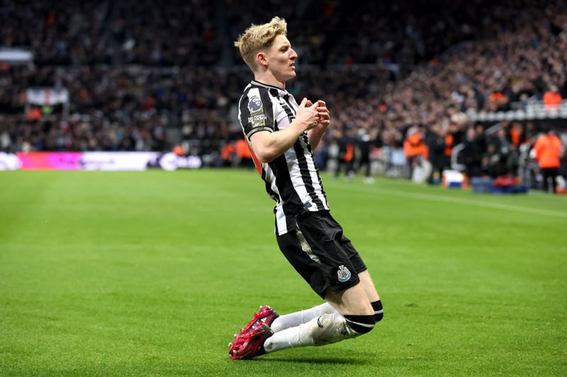 Gordon is having an excellent season at Newcastle. With seven goals already, the winger is on course to hit double figures. 