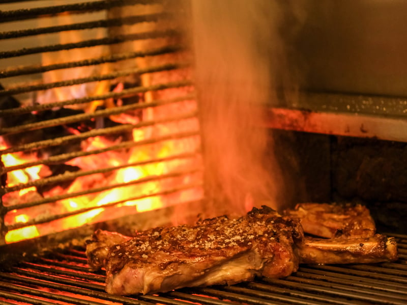 The steaks at La Vaca, in Broomhill, Sheffield, are cooked on an open charcoal grill 