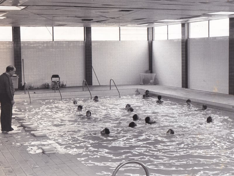 The junior pool at Leeds International Pool was earmarked for closure in September 1985. The pool was due to be covered with a sprung floor, for use by the Yorkshire Dance Centre, and schoolchildren who use the pool and will take their swimming classes at local sports centres. 