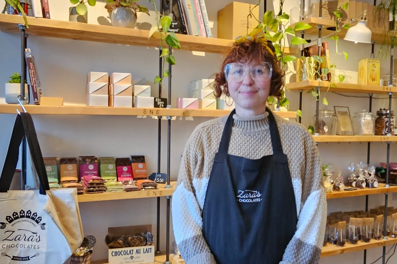 At Zara’s Chocolate, Leila said that the shop has been open for ten years so it is quite established and because they are on a high street, they are fairly busy. However, they noticed that people are spending less.
