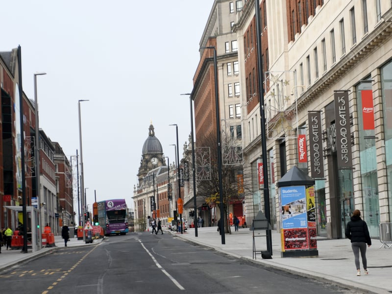 The Headrow and the surrounding streets in the city centre recorded 394 ASB crimes