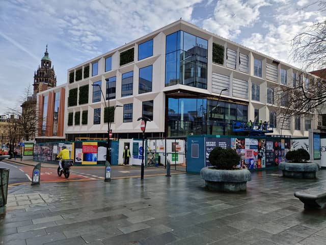 The site of the former Gaumont cinema has been transformed, as a new frontage has been fitted. Picture: David Kessen, National World