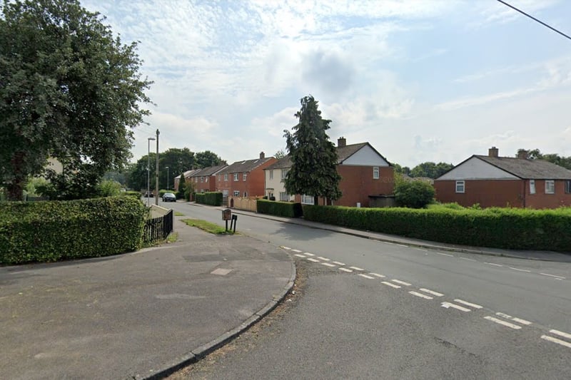 Fir Tree Approach, Lingfield Approach, Cranmer Bank and Saxon Road in Moortown recorded 71 ASB crimes
