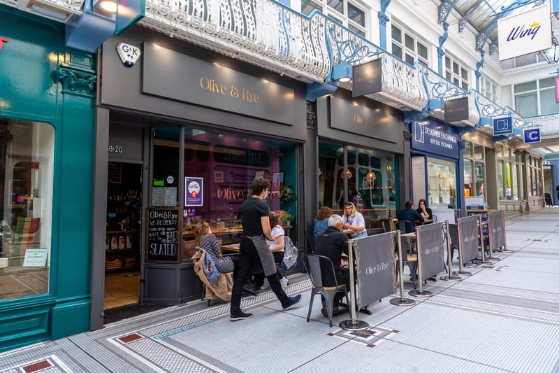 Olive and Rye, in Queens Arcade, has 4.4 out of five stars, based on 650 reviews. One said it served "the best breakfast I've had for as long as I can remember".