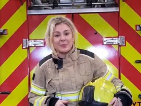 Sheffield firefighter Bronte Jones, 23, who works for South Yorkshire Fire & Rescue, is set to appear on Gladiators on BBC One on Saturday, January 27, at 5.50pm