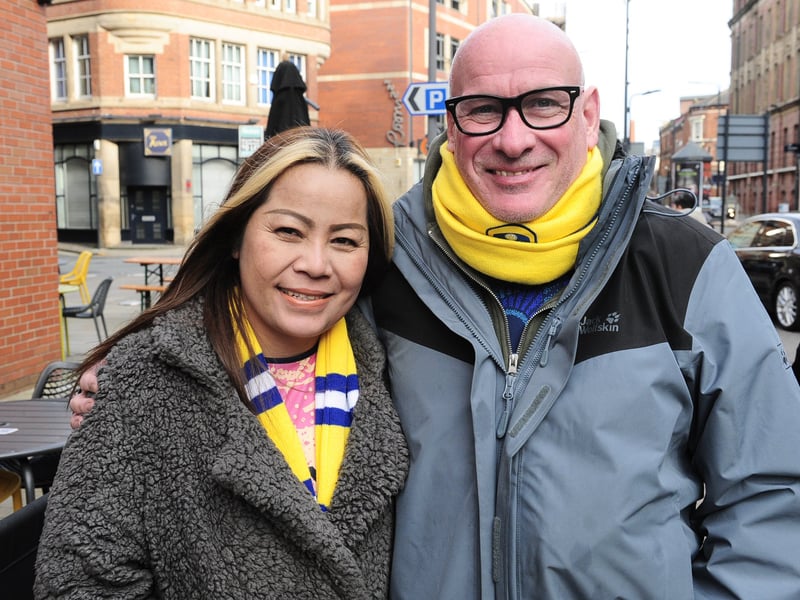 Aurat and Phil Smith travelled from West Cumbria for today's game.