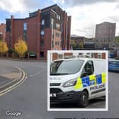 A man has been arrested on drugs and gun charges after a police operation on Exeter Drive, pictured, which is near Ecclesall Road, Sheffield. Photo: Google