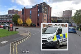 A man has been arrested on drugs and gun charges after a police operation on Exeter Drive, pictured, which is near Ecclesall Road, Sheffield. Photo: Google