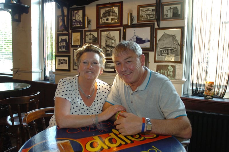 John and Pat Royal who retired as landlords of Oddies in 2011 after 21 years behind the pumps.
