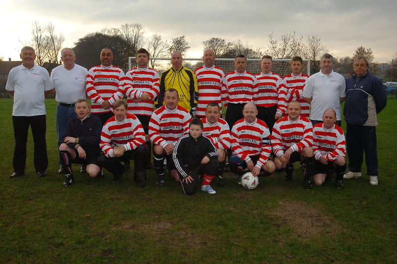 The Oddies Over-40s team was ready for action in this November 2009 photo.