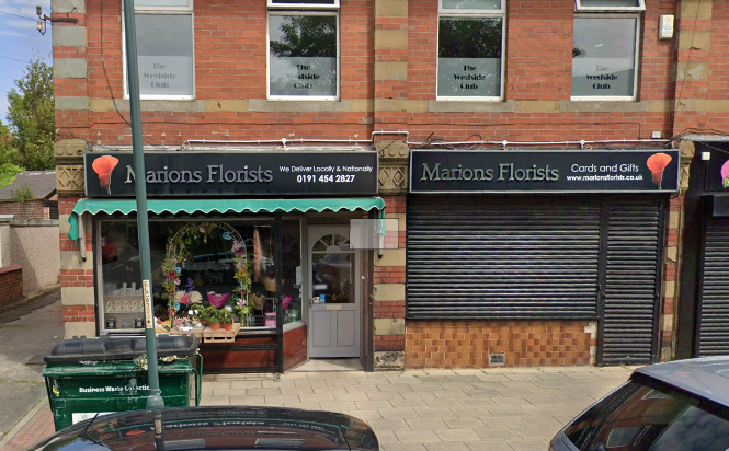 Marion's Flowers in South Shields' Nook area has a 4.8 rating from 81 reviews. 