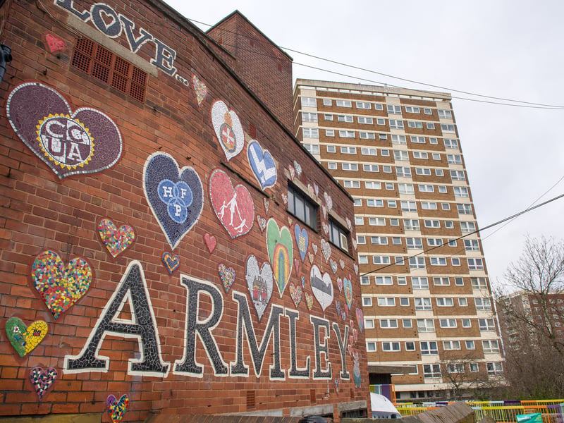 The Armley ward recorded 4,493 crimes between June 2024 and May 2025.
