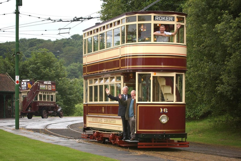 The restored number 16 Fulwell tram made a fine sight when we visited Beamish in 2003.
