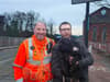 'Very, very, very lucky dog' rescued from busy Sheffield rail lines after running up tracks from train station