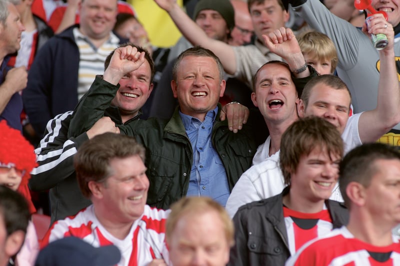 Blades fans - including a familiar face - at Palace in 2009