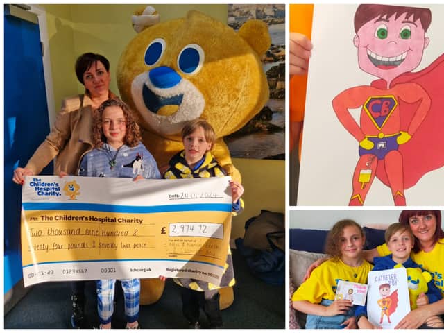 Alfie Exelby, 10, wrote his short story Catheter Boy in 2022. Since then, it has raised over £3,000 for Sheffield Children's Hospital as his way of saying thank you.