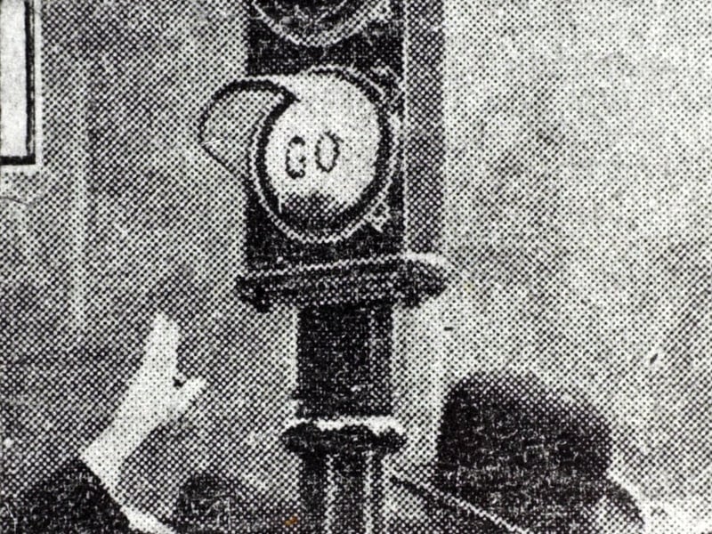 Britain's first permanent set of traffic lights were installed at the junction of Bond Street and Park Row.