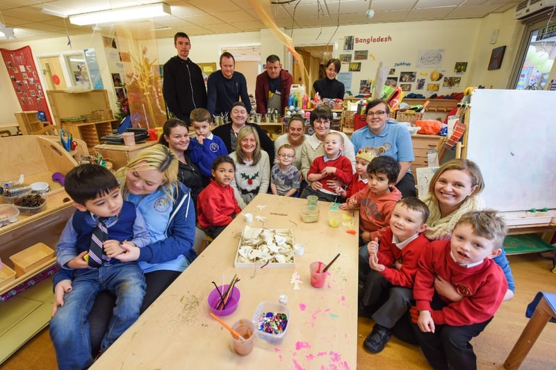 Staff, children and parents at the Millfield Community Nursery, Bell Street, were celebrating in 2015 after the nursery's great Ofsted report.