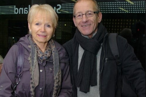 Dave and Dorothy Gracey had trains on their minds in an interview in 2010.