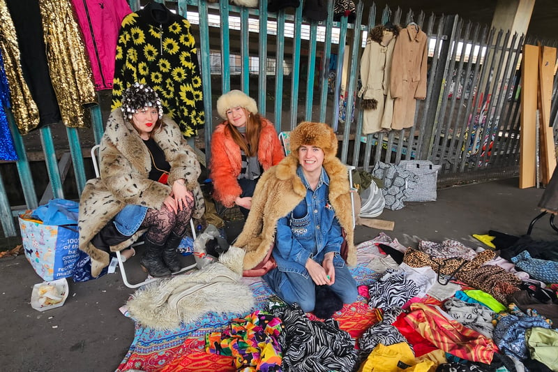 Dylan, Lily and Ryan, three students who were running a pre-worn clothes stall, said: “The M32 market means a lot actually. When I first came to Bristol, this was one of the first clothing markets I ever went to. And it was also one of the only flea markets I’ve been to that was really affordable. Especially for people who were just coming here to sell some extra items. You don't realise how great it is until you actually put a stall on because then you meet everyone. And everyone's so lovely and they’re all from the area. As students, it's very, very beneficial for us to make some money on the side. Even if it's a little bit, it goes a long way.”

