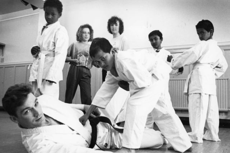 Trinity House Karate Club instructor Rees Wilson is pictured with some of his students 34 years ago. Remember this?