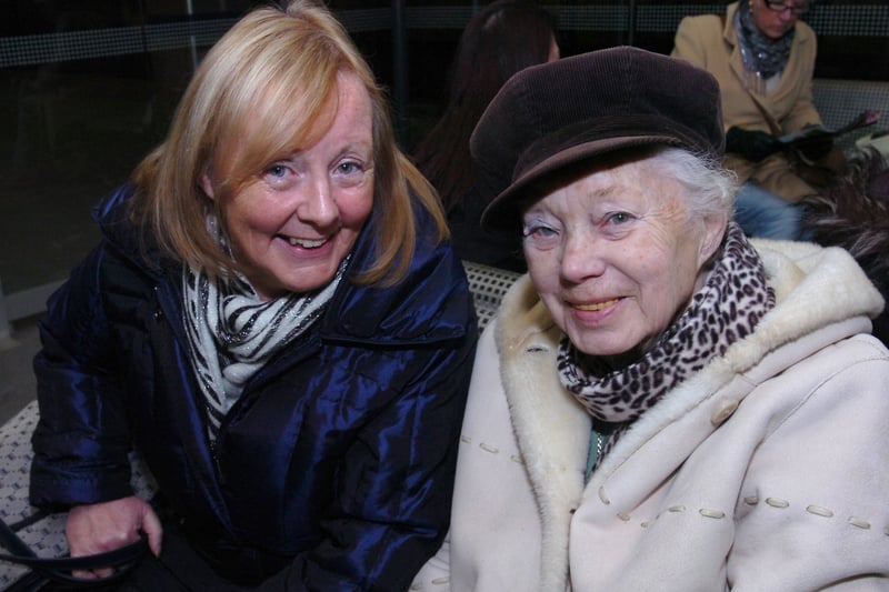 Helene Blakebrough with her mum Amy Fenbow.
In 2010, they talked about trains from Sunderland to London.