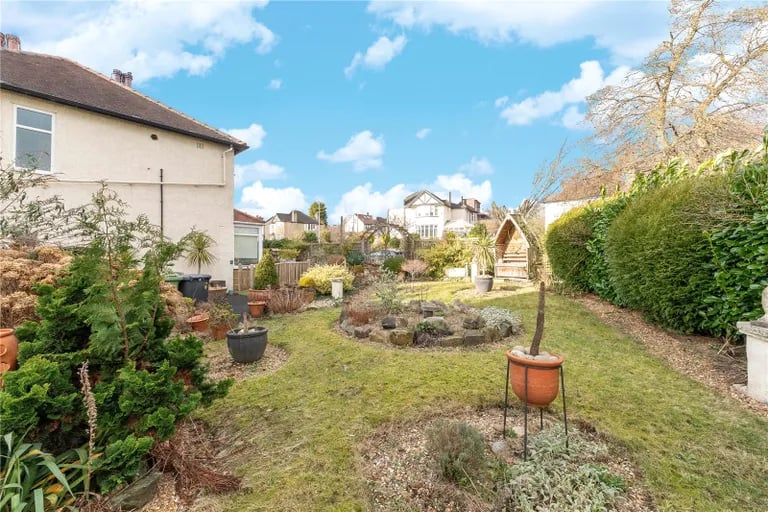 There is a lot of potential to create your own dream oasis here.