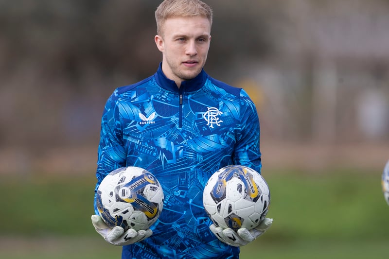 The Scotland international goalkeeper will be Rangers' substitute goalkeeper for the game.