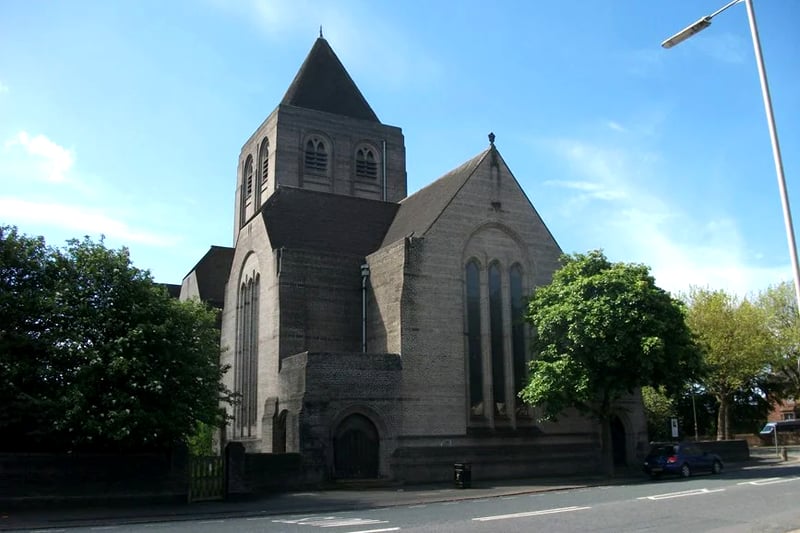 Imposing urban church built to the designs of Giles Gilbert Scott in 1916. The single vessel nave and chancel has passage aisles and a central tower. Constructed in grey brick with a red tile roof. Secondary roofs are concrete. Insufficient cover to the reinforcement has resulted in corrosion and structural instability. The church is now known as St Mary and St Cyril Coptic Orthodox Church, the congregation have undertaken extensive repairs to address water ingress. However, further investigation of the roof structure is planned.