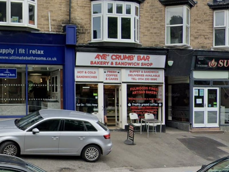 Aye' Crumb' Bar bakery and sandwich shop on Fulwood Road, Sheffield, takes its name from the Spanish exclamation 'ay, caramba' which became one of Bart Simpson's biggest catchphrases.