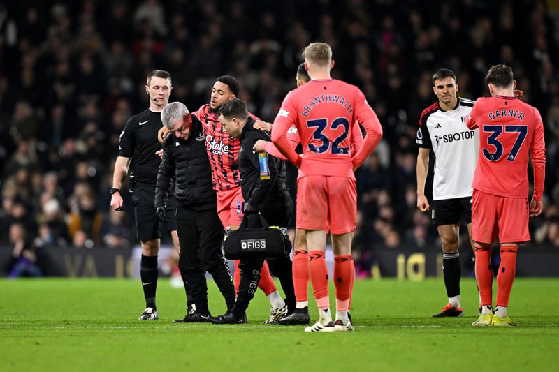 The on-loan Villarreal forward limped off with in ankle injury in a 0-0 draw at Fulham. He's missed the past two games and could be absent for the next pair of fixtures.