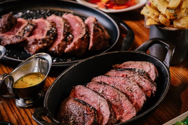 Choose from  a Galician or Scottish Chateaubriand to share at the Spanish Butcher. 80 Miller St, Glasgow G1 1DT.  