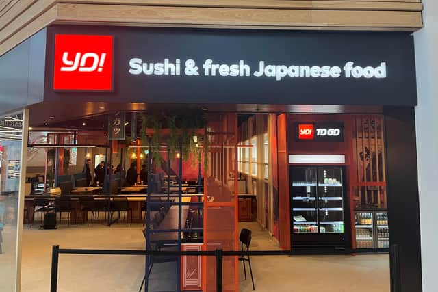 YO! Sushi opens outside the Oasis on Friday February 2.
