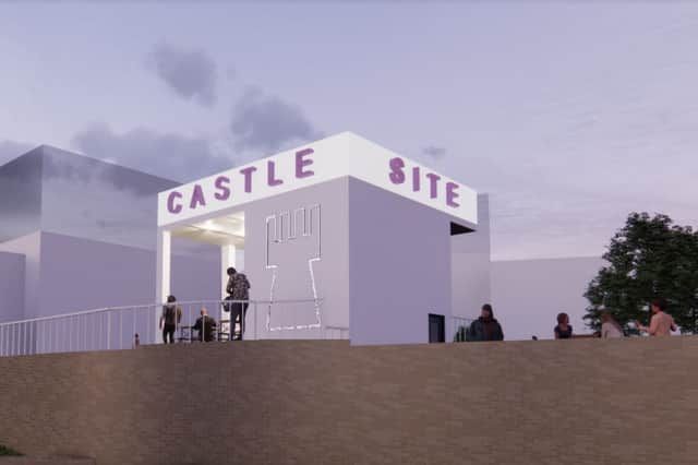 Another image showing how the old Sheffield Castle/Castle Market site will look following work to transform the derelict plot of land