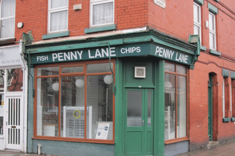 Penny Lane Chip Shop is a much-loved chippy in the heart of South Liverpool. 📍 Penny Lane, Liverpool L18 1DE.
