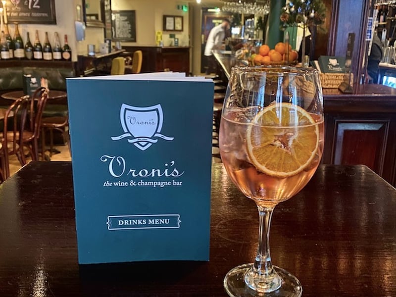 If you are looking for a spot to have a cocktail in Glasgow, Paolo recommends going to Vroni's Wine Bar on West Nile Street.