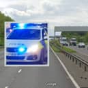Traffic was halted on the M18, pictured, as police pursued a car travelling against the traffic on the wrong side of the carriageway between Rotherham and Doncaster. Picture: Google / National World