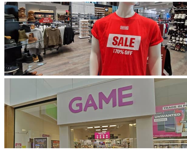Sports Direct and GAME are closing