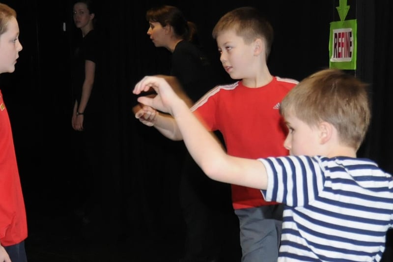 Pupils took part in a ballet workshop organised by the Birmingham Royal Ballet in 2012.
