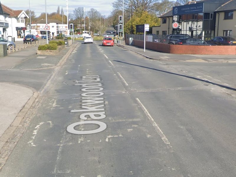 Oakwood Lane near Gipton was another popular choice among readers.
